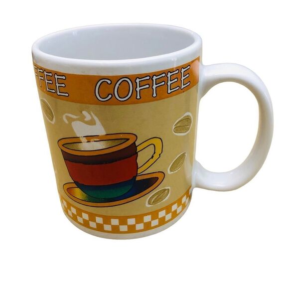 Latte Cappuccino Coffee Set Cups Mugs - Picture 3 of 9